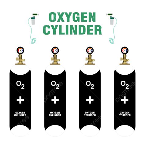Oxygen Tank Clipart Transparent Png Hd Four Black Oxygen Tank