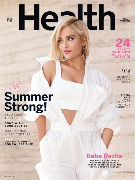 Media statement ideas and relate mental health malaysia: Bebe Rexha - Health Magazine June 2019 Issue • CelebMafia