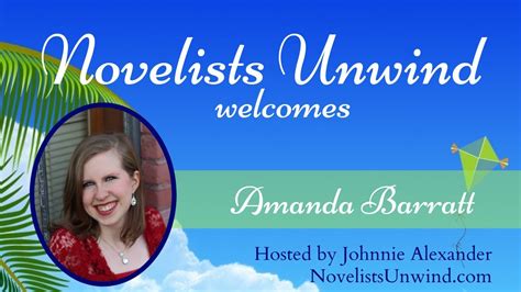 Novelists Unwind Welcomes Amanda Barratt Youtube