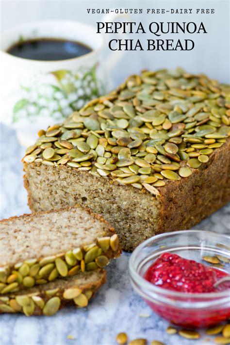 Pepita is a pumpkin seed with no extensions. Pepita Quinoa Chia Bread - Queen of My Kitchen