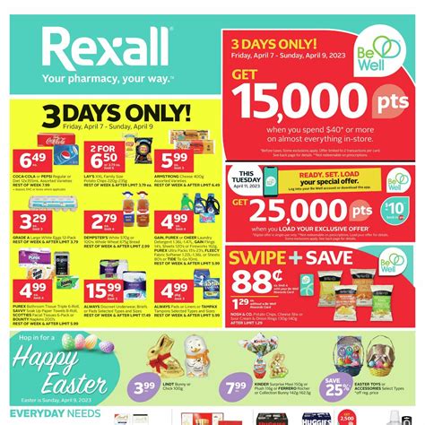 Rexall Weekly Flyer Weekly Savings Bc Apr 7 13