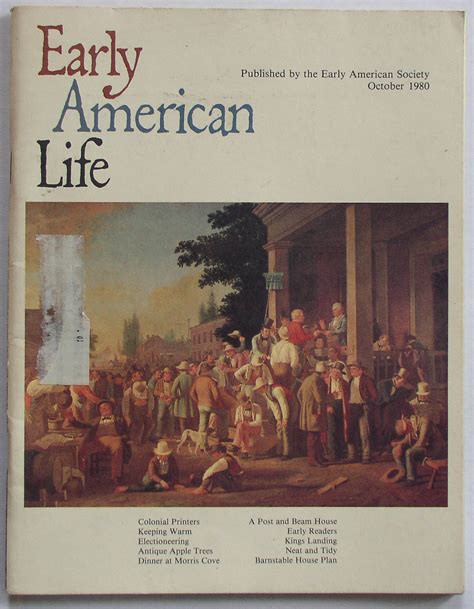 Early American Life Thingery Previews Postviews And Thoughts