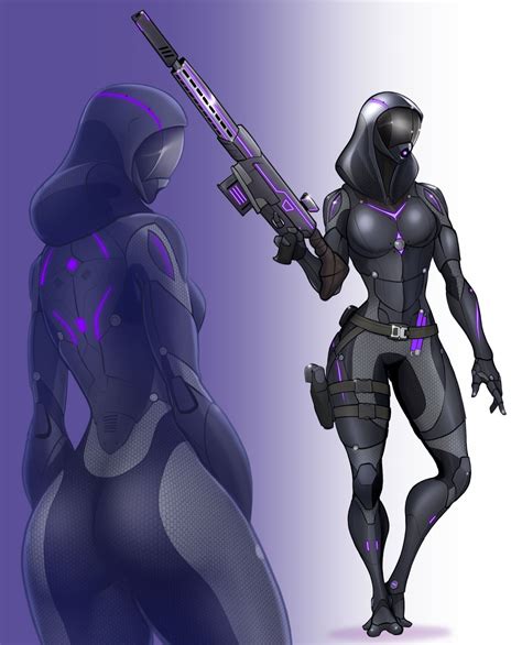 Tali Violet Stealth Skin By Spacemaxmarine On Deviantart