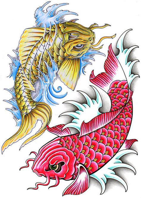 All About Tattoos And Ink Koi Fish Tattoo Art