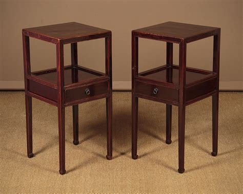 The resulting look is a perfect balance between asian and modern styles, with a preppy flair. Pair Of Oriental Bedside Lamp Tables. | 676077 ...