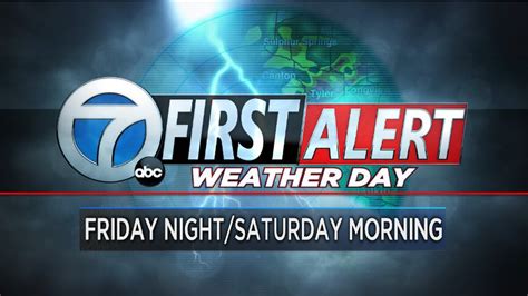 First Alert Weather Day Issued For Friday Night Saturday Morning