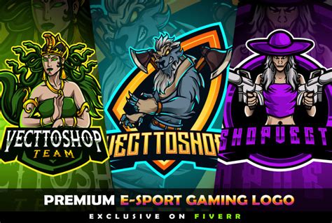 Design An Epic Esport Gaming Twitch Mascot Logo By Vecttoshop Fiverr