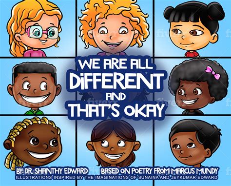 We Are All Different And Thats Okay Mund Buddy Publishing Llc