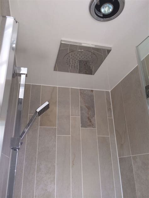 Ceiling Shower Tile Like Rainfall Shower Tile Tile Floor Bits And