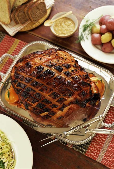 Maybe you would like to learn more about one of these? Sweet Bourbon-Mustard Glazed Baked Ham | Recipe | Baked ...