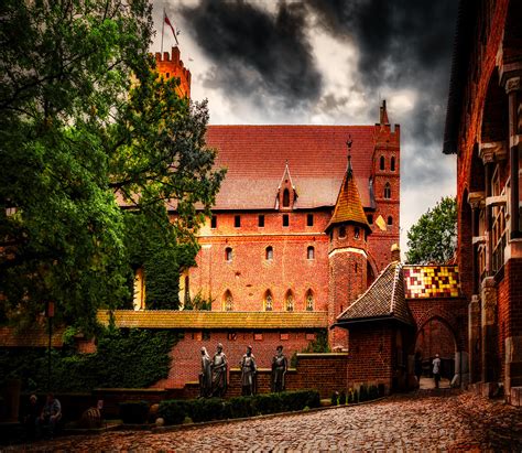 Malbork Castle View Of The Upper Castle Building From The Flickr