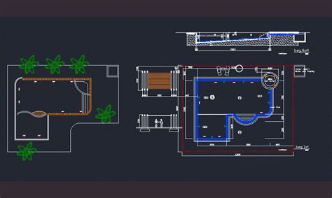 Swimming Pool Dwg Block For Autocad Designs Cad
