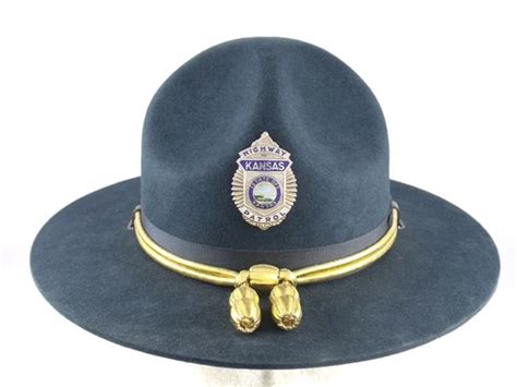Kansas Highway Patrol Trooper Hat This Felt Version Is For The Long