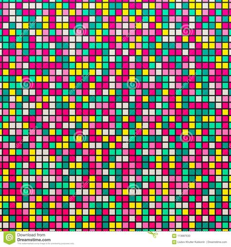 Light Mosaic Colorful Abstract Background With Mosaic Stock Vector