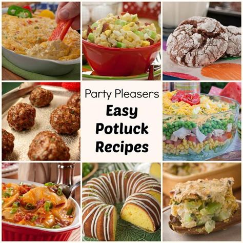 Easy Potluck Recipes 58 Potluck Ideas Potlucks Dishes
