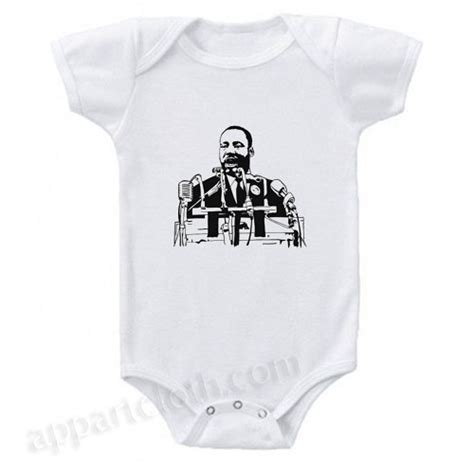 Martin Luther King Funny Baby Onesie Funny Baby Bodysuit