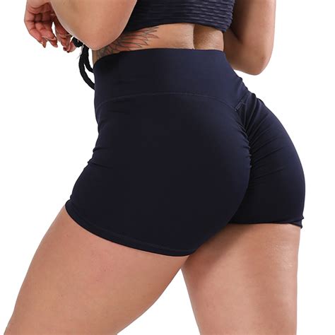 Fittoo Fittoo Women High Waisted Workout Gym Booty Yoga Shorts Sports