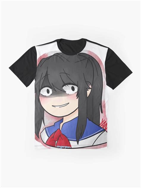 Yandere Chan From Yandere Simulator T Shirt By Sugarpow Redbubble