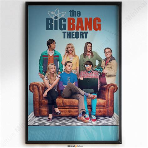 Big Bang Theory Poster Unframed Shopee Philippines