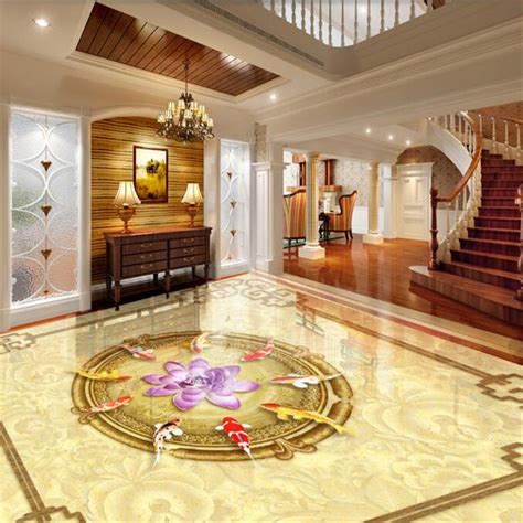 3d flooring art for living room interior designs. Amazing 3D flooring art, 3D epoxy floor murals installation