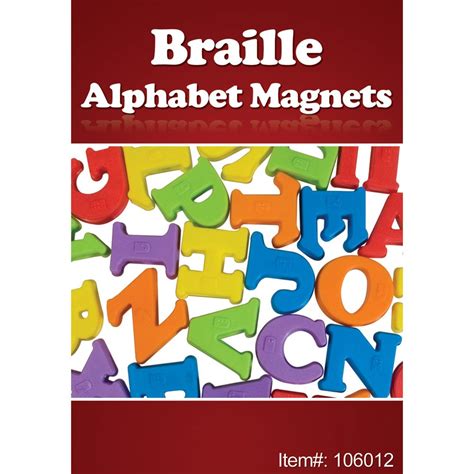 Braille Alphabet Magnets 26 Upper Case Letters