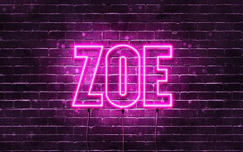 Zoe Name Wallpaper