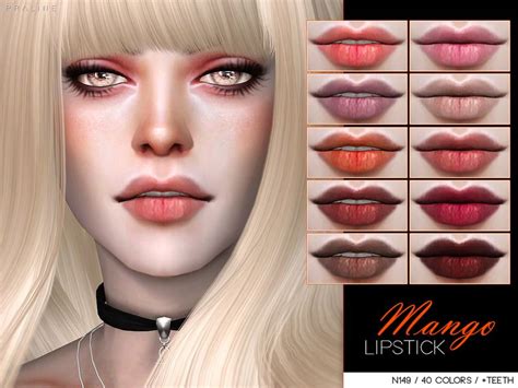 Lipstick In 40 Colors Teeth Versions All Ages And Genders Found In