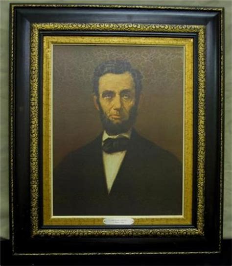Framed print of Abraham Lincoln