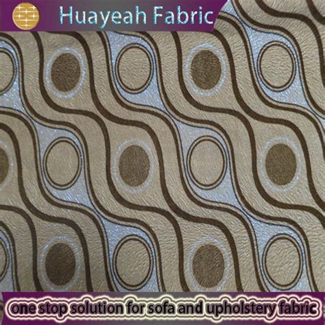 sofa fabric upholstery fabric curtain fabric manufacturer 100 nylon printed embossed flocking