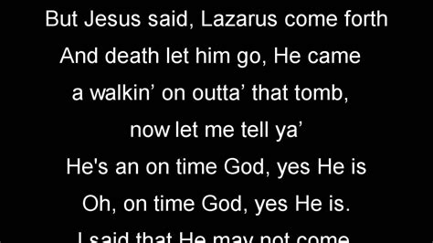 on time god with lyrics | Jesus quotes, Letting go of him, Sayings