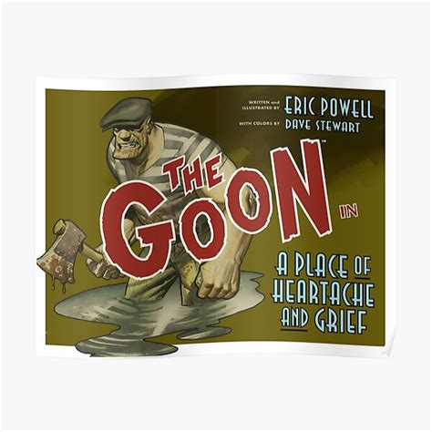 The Goon Goon Comic Eric Powell Dave Stewart Franky Knife To The Eye Mafia Crime Horror