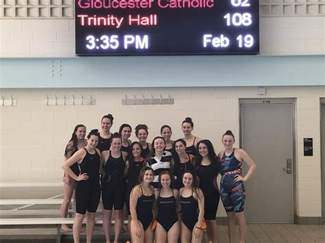 No 19 Trinity Hall Girls Swimming Takes Down Gloucester Catholic In