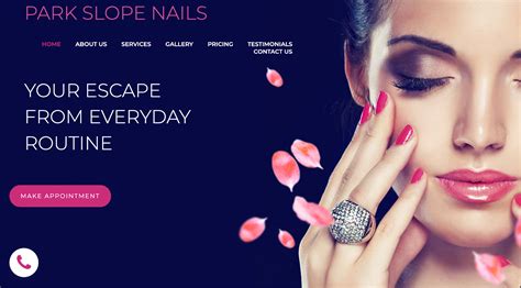 25 Nail Salon Website Designs We Love [+ How To Make Your Own]