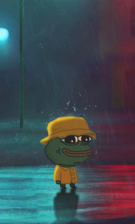 1280x2120 Pepe In The Rain Iphone 6 Hd 4k Wallpapersimages