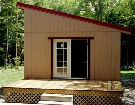 Small Shed Roofed Cabin Easy To Build Used Country House Plans Shed