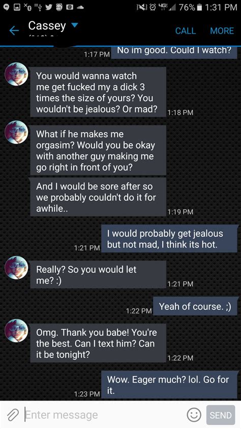 Badgirlfriend25girlfriend Cuckold Texts Fucking Tumblr Pics