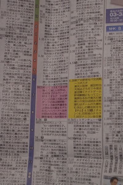 The site owner hides the web page description. テレビ番組欄の遊び心 - 『仙台のモモンガの写真ブログ』