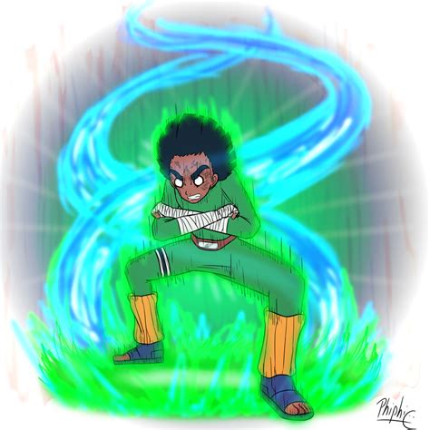 14 Rock Lee Naruto Growing Challenge By Phiphiauthon