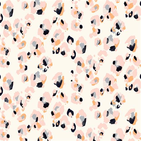 Pink Leopard Print Wallpaper Sample By Eleanor Bowmer