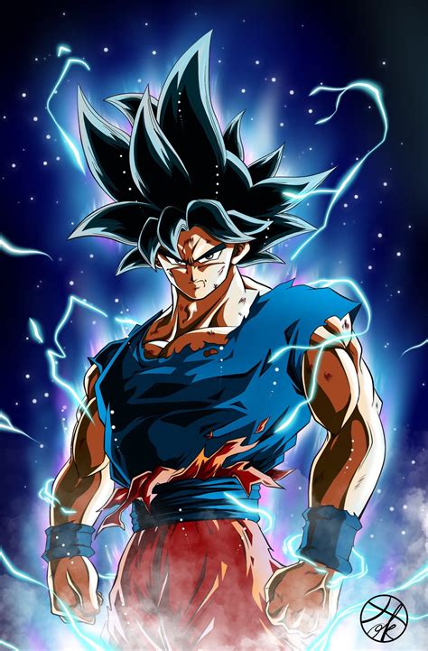 Son Goku Ultrainstinto Anime Dragon Ball Super Dragon Ball Art