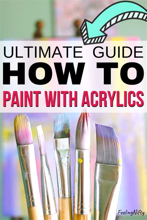 How To Use Acrylic Paint Ultimate Guide For Beginners