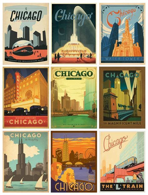 310 Come To Chicago Ideas Chicago Chicago Poster Vintage Travel Posters