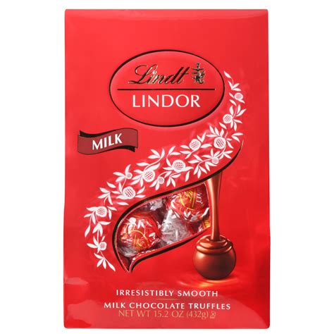 Lindt Lindor Milk Chocolate Truffles Shop Candy At H E B