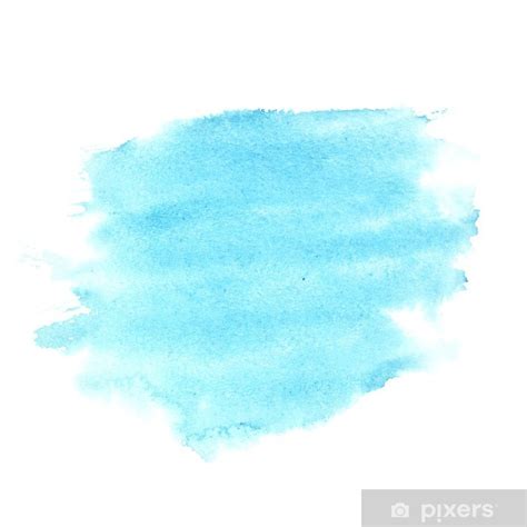 Vinilo Pixerstick Pinceladas de acuarela azul • Pixers® - Vivimos para