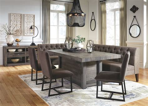 Upholstered Dining Bench With Back Grey Button Tufted Interior Design Ideas