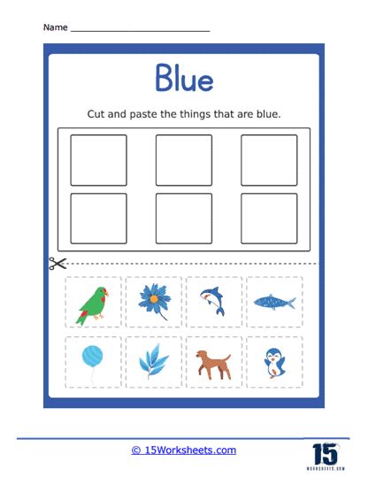 Blue Worksheets 15