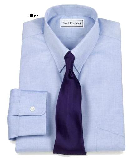 2 Ply Cotton Pinpoint Oxford Snap Tab Collar Trim Fit Dress Shirt Zaky