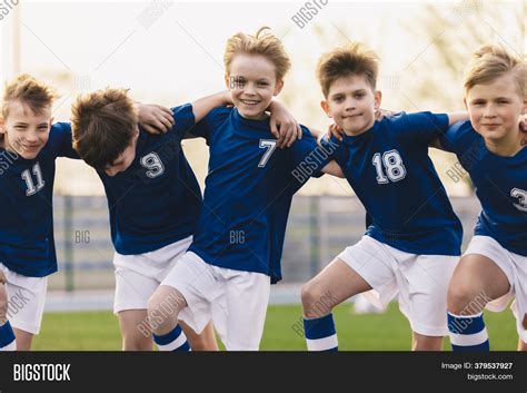 Kids Soccer Players Image And Photo Free Trial Bigstock