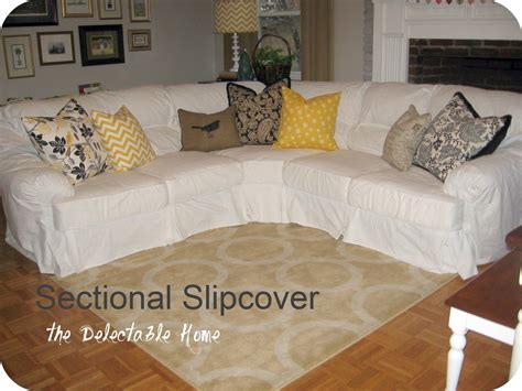 See more ideas about slipcovers, slip covers couch, slipcovered sofa. The Delectable Home: impossible sectional slipcover ...