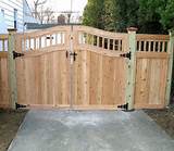 Wood Fence Driveway Gate Pictures